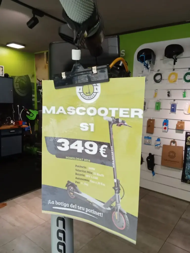 Cartel venta patinetes ( 2 unidades )