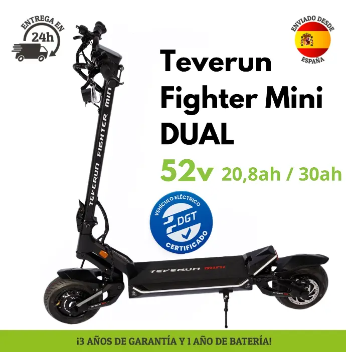 Teverun Fighter Mini Dual 52v 20,8ah