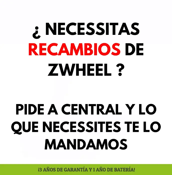 ¿ NECESSITAS  RECAMBIOS DE ZWHEEL ?