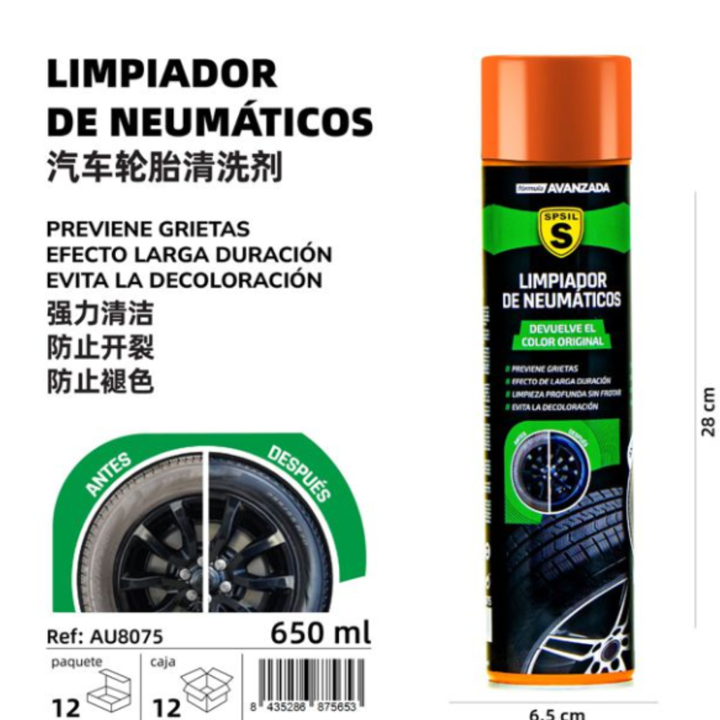 Limpiador de Neumáticos 650ml
