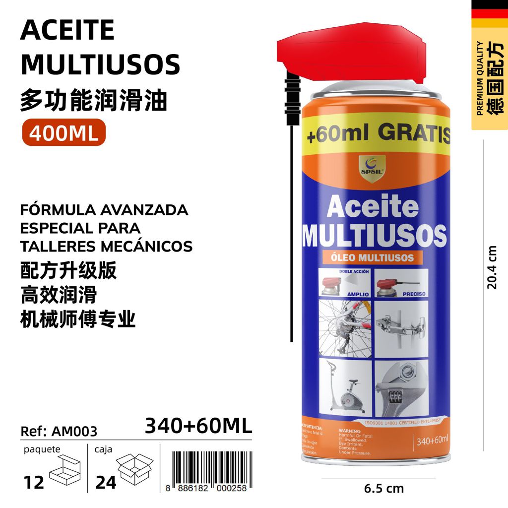 Aceite Multiusos 340+60ml GRATIS